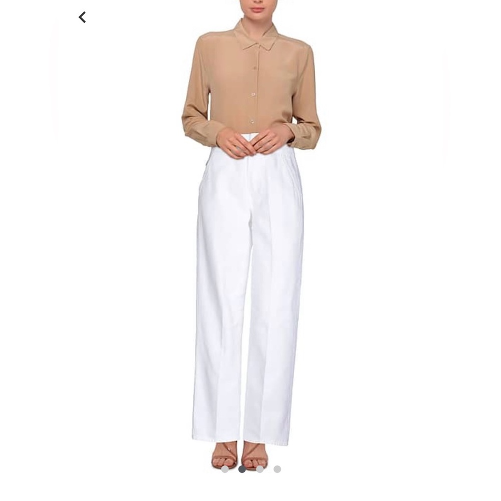 NEW jean pants MSGM, size IT40, US4, white, Italy, women, jeans